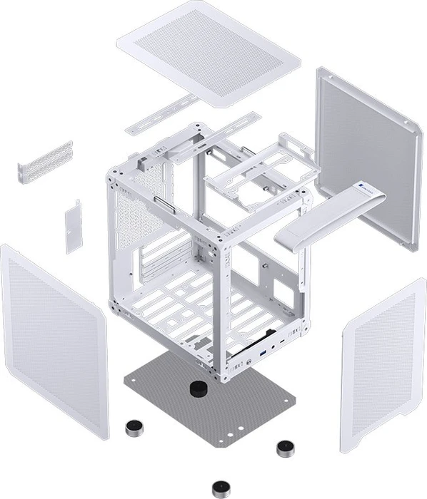 Jonsbo C6-ITX White, weiß, Mini-ITX