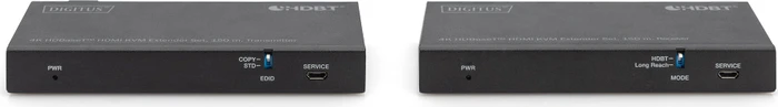 Digitus HDMI KVM Extender Set Extender HDBaseT 1.0, 4K, 60Hz, Cat6a/7/8, USB 2.0, 120m