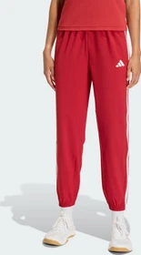 adidas Train Essentials 3-Streifen Woven Trainingshose lang active maroon/white (Damen)