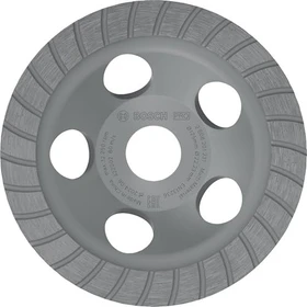 Bosch Professional Best for Universal Turbo Diamanttopfscheibe, 125x5x22.23mm, 1 Stück