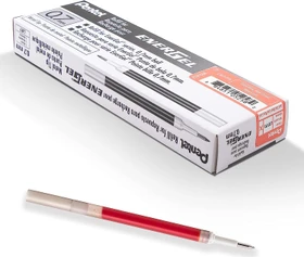 Pentel EnerGel Roller Pen LR7-P3X Tintenrollermine 0.35mm (0.7mm Ball) korallenrot, 12er-Pack