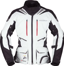 Modeka Panamericana Lady Jacke hellgrau/schwarz (verschiedene Größen)