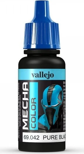 Vallejo Mecha Color 042 pure black, 17ml