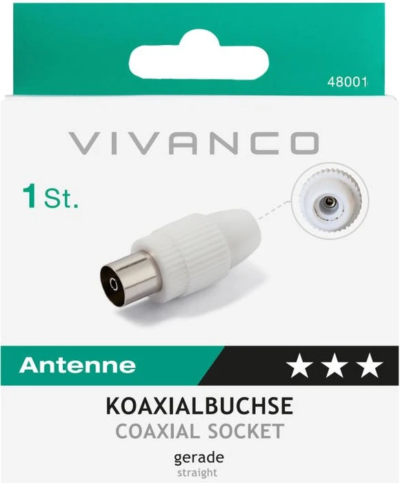 Vivanco Adapter Koaxial Buchse