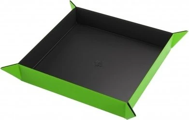 Gamegenic Magnetic Dice Tray Square schwarz/grün (GGS60048ML)