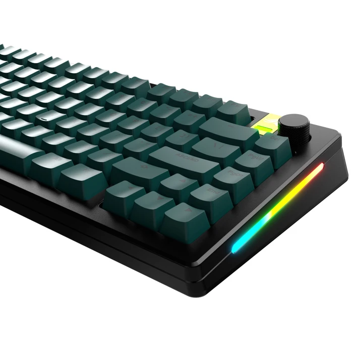Glorious GPBT Basics Keycaps, Kunststoff (PBT), Totem Green, grün, 130 Tasten, ANSI-US