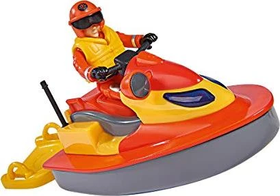 Simba Toys Feuerwehrmann Sam - Juno Jet Ski mit Figur