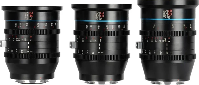 Sirui Jupiter 24/35/50mm T2 Full Frame Macro Cine Set für PL Mount