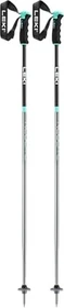 Leki Neolite Airfoil Alpin Skistock gunmetal/turquoise