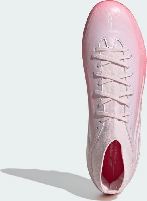 adidas F50 Sparkfusion League Mid Cut FG/AG solar turbo/cloud white/distilled pink (Damen)