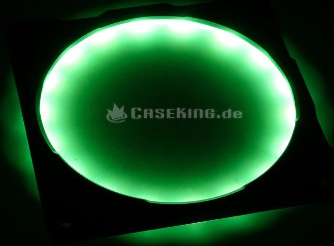 Phanteks Halos Lux RGB LED 120mm Rahmen, Aluminium grau