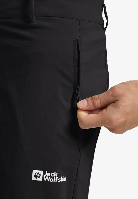 Jack Wolfskin Hikeout Hose lang schwarz (Herren)