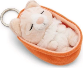 Nici Sleeping Pets Katze beige Schlüsselanhänger 8cm