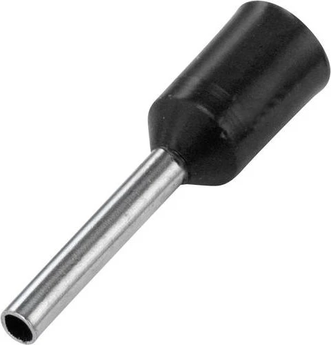 Vogt Aderendhülsen schwarz - 4607/12 Cu sn - 6 x 12