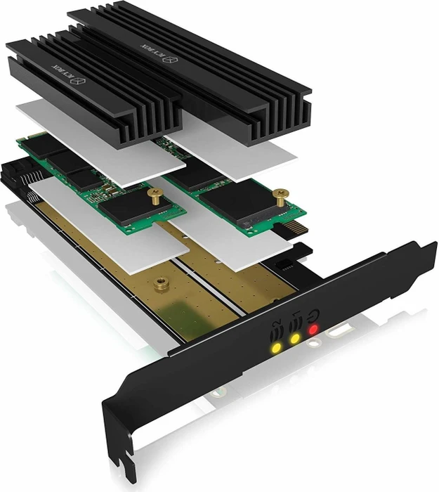 RaidSonic Icy Box IB-PCI215M2-HSL