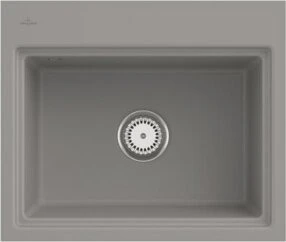 Villeroy & Boch Subway Style 60 S flat flächenbündig Becken mittig fossil
