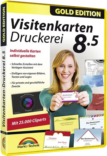 Markt+Technik Visitenkarten Druckerei 8.5