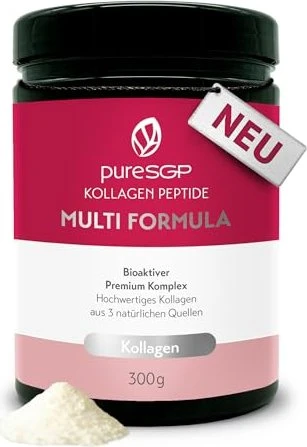 pureSGP Kollagen Peptide Multi Formula Pulver, 300g