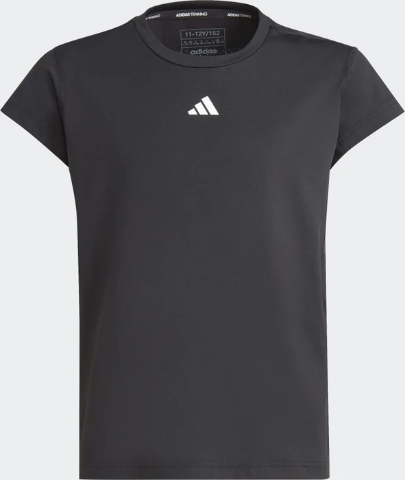 adidas Aeroready 3-Streifen Funktionsshirt kurzarm black/white/grey four (Junior)