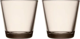 Iittala Kartio Trinkglas 210ml leinen, 2 Stück
