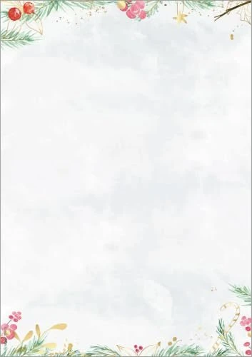 Sigel Weihnachtsmotiv Christmas Magic Watercolor Kunstdruckpapier sehr helles blau, A4, 90g/m², 25 Blatt