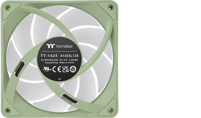 Thermaltake CT140 EX ARGB Sync Reverse Matcha Green, grün/weiß, 140mm, 3er-Pack