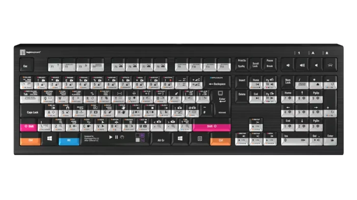 LogicKeyboard Astra 2 Adobe Filmmaker PC, USB, FR