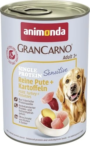 animonda GranCarno Sensitiv Reine Pute + Kartoffeln, 2.40kg (6x 400g)