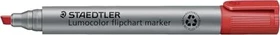 Staedtler Lumocolor Flipchartmarker 356 B rot, 10er-Pack