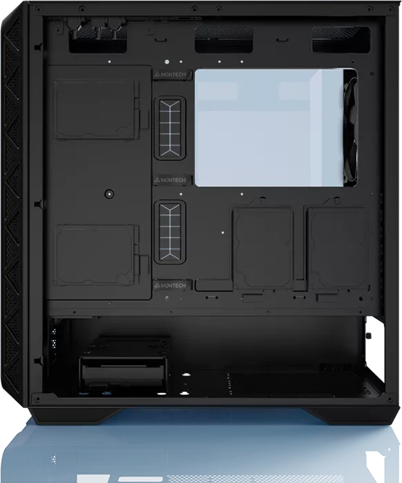 Montech Air 903 Base Black, schwarz, Glasfenster