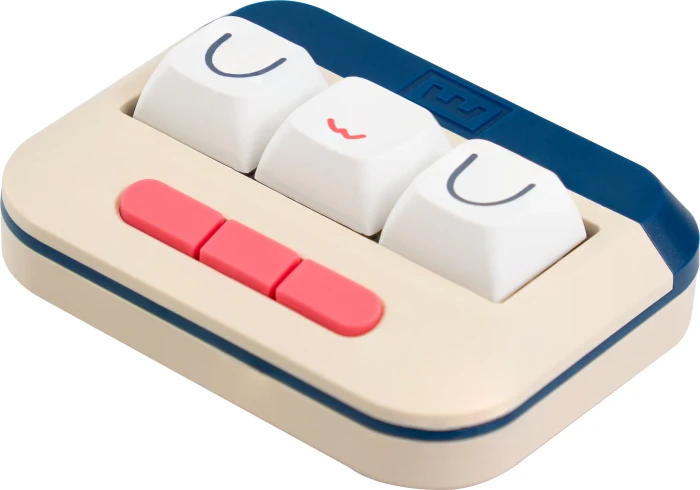 Wooting UwU - 6-Key analog/digital programmable Keypad, beige, Lekker V2 L45 Linear, USB-A