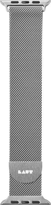 LAUT Steel Loop Watch Strap für Apple Watch 42mm/44mm/45mm/49mm silber