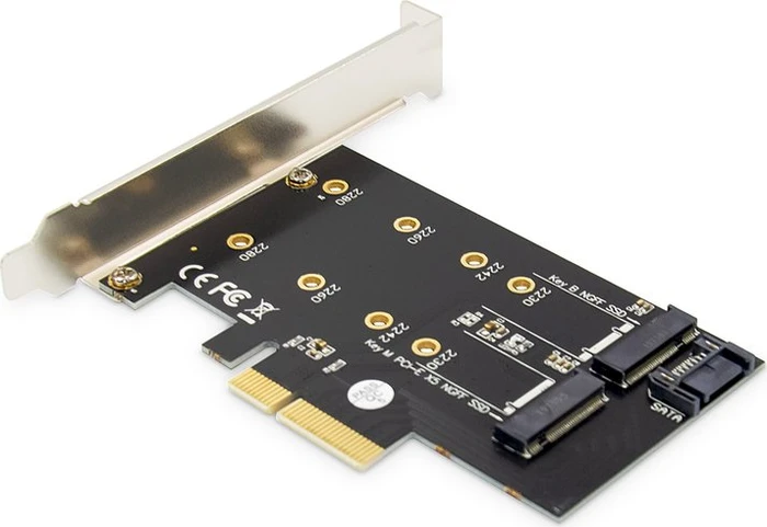Digitus M.2 NGFF / NVMe SSD PCI Express 3.0 x4 Add-On Card