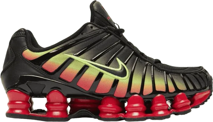 Nike Shox TL black/volt/fire red (Damen)