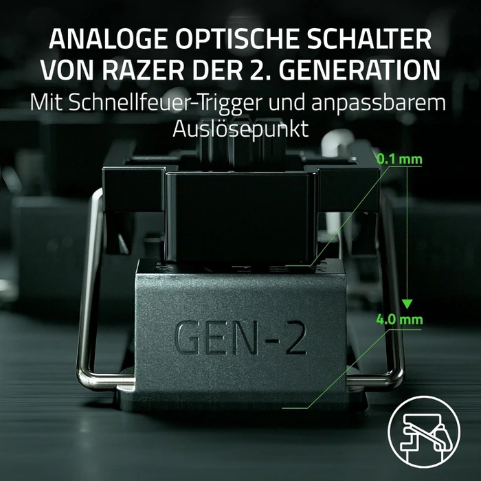 Razer Huntsman V3 Pro Mini, weiß, LEDs RGB, Razer Analog Optical Switch Gen-2, USB, US