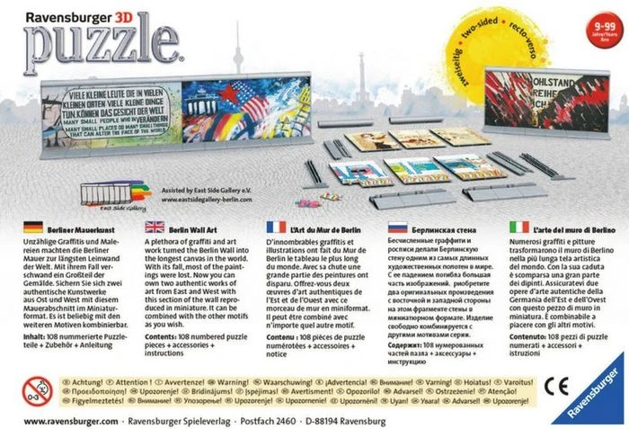 Ravensburger Puzzle Berliner Mauerkunst No.4