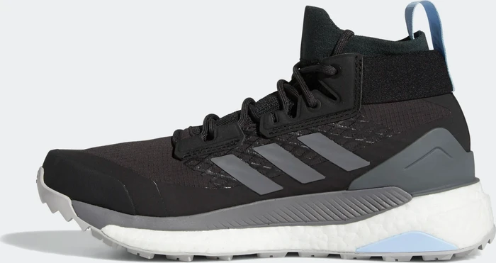 adidas Terrex Free Hiker Gore-Tex carbon/grey four/glow blue (Damen)