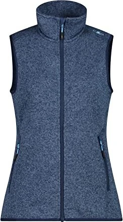 CMP Knit-Tech Fleece Weste blue/cielo (Damen)