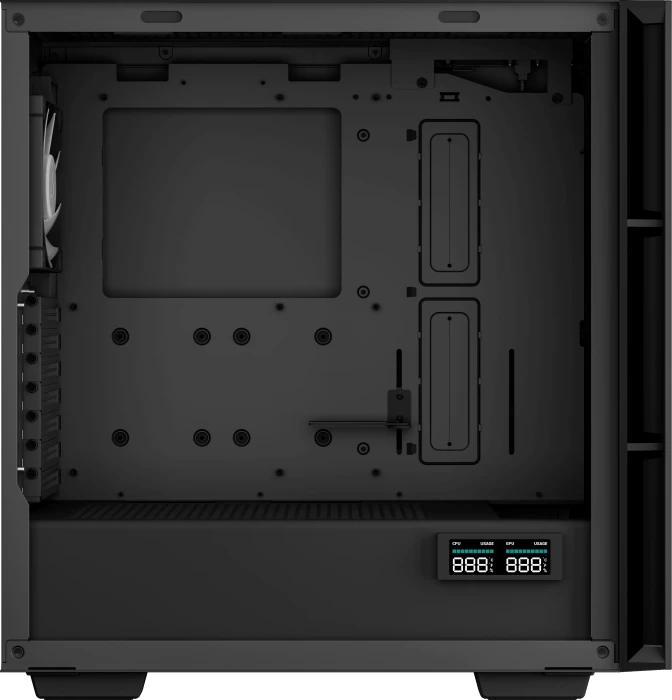DeepCool CH560 Digital, schwarz, Glasfenster