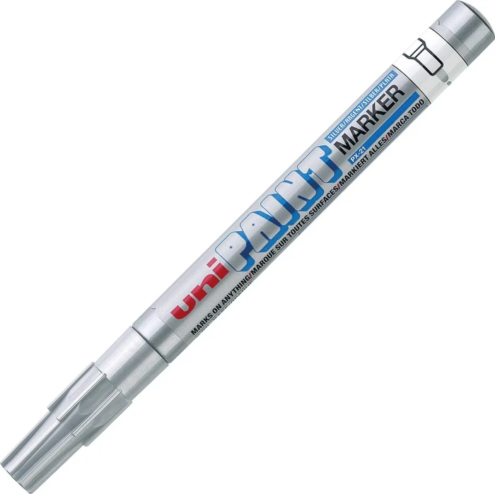 Uni-Ball uni-Paint PX-21 Lackmarker Rundspitze dünn silber