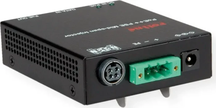 Roline Industrial Desktop Gigabit PoE-Injektor, 2x RJ-45, 90W PoE++