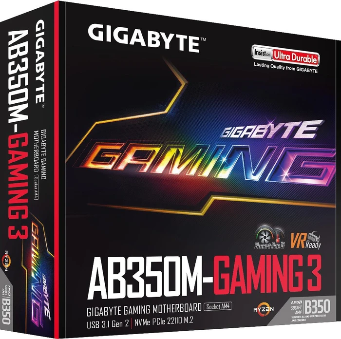 GIGABYTE GA-AB350M-Gaming 3 (AMD AM4)