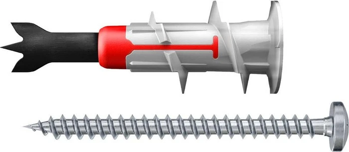 fischer DuoBlade DuoBlade Schrauben/Dübel-Sortiment, 6 Stück