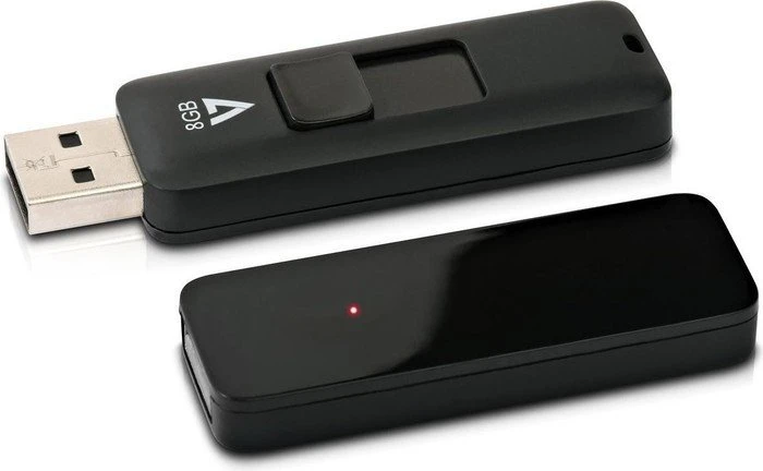 V7 Slider 8GB, USB-A, USB 2.0
