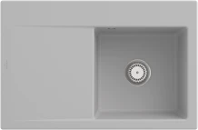 Villeroy & Boch Subway Style 45 Einbau Becken rechts mit Excenterbetätigung steam