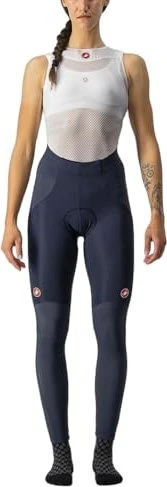 Castelli Sorpasso RoS Tight Fahrradhose lang savile blue/silver reflex (Damen)