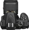 Nikon D3400 schwarz mit Objektiv AF-P DX 18-55mm 3.5-5.6 G VR und AF-P DX 70-300mm 4.5-6.3 G ED VR Vorschaubild