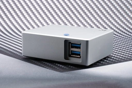 KKSB Aluminiumgehäuse für Odroid XU4, grau/schwarz