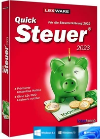 Lexware QuickSteuer 2023 (deutsch) (PC) (06810-0085)