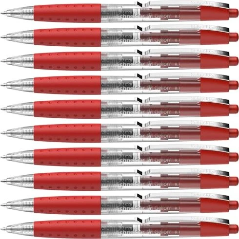 Schneider Gelion+ 0.4mm Gelroller rot, 10er-Pack